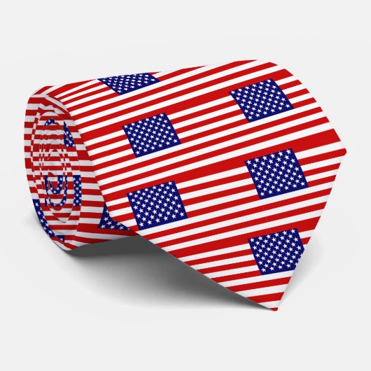 アメリカ国旗 ネクタイ (ロール)