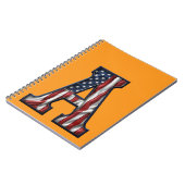 アメリカ国旗 ノートブック (左側)