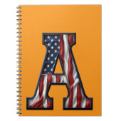 アメリカ国旗 ノートブック (正面)