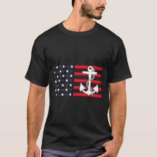 アメリカ国旗・ハクトウワシ・愛国ワシ・7月4日 Tシャツ