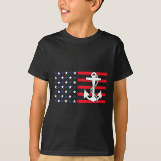 アメリカ国旗・ハクトウワシ・米国・7月4日・愛国心G Tシャツ