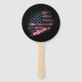 アメリカ国旗 ハンドファン (裏面)