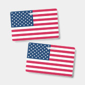 アメリカ国旗 バッジ (表裏)