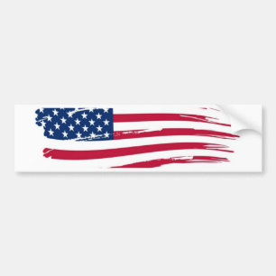 アメリカ国旗 バンパーステッカー
