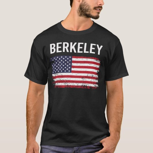 アメリカ国旗 バークレー Tシャツ (正面)