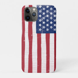 アメリカ国旗 バーンアート ビンテージ アメリカ 田舎 iPhone 11 PROケース