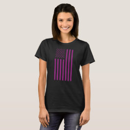 アメリカ国旗 パープル Tシャツ
