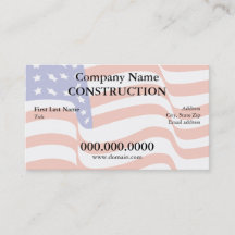 アメリカ国旗 ビジネスカード