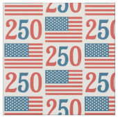 アメリカ国旗 ビンテージ生地 愛国 1776-2026 ファブリック (クローズアップ)