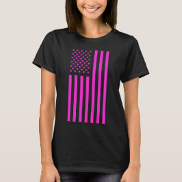 アメリカ国旗 ピンク Tシャツ
