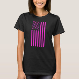 アメリカ国旗 ピンク Tシャツ