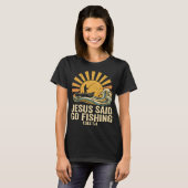 アメリカ国旗 フィッシング Tシャツ (正面フル)