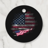 アメリカ国旗 フェイバータグ (正面)