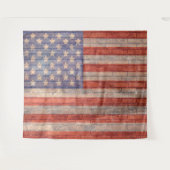 アメリカ国旗 フォト 背景 タペストリー (正面(横))