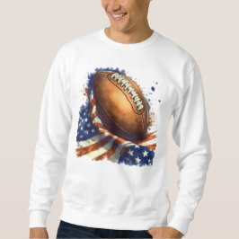 アメリカ国旗 フットボールTシャツ メンズ 愛国USA スウェットシャツ
