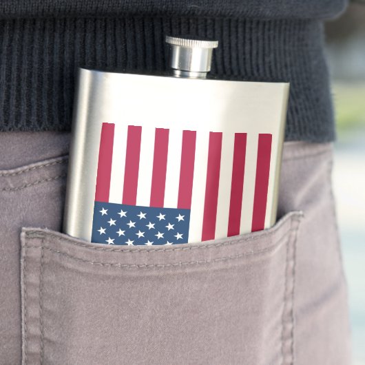 アメリカ国旗 フラスク (インサイチュ)