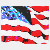 アメリカ国旗 フリースブランケット (正面(横))