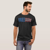 アメリカ国旗 フリーダムフラッグ Tシャツ (正面フル)