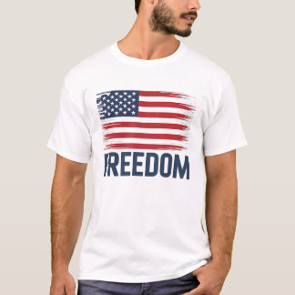アメリカ国旗 フリーダムTシャツ Tシャツ
