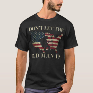 アメリカ国旗 フレンズ ヴィンテージ Don't Lethe Old Man in Tシャツ