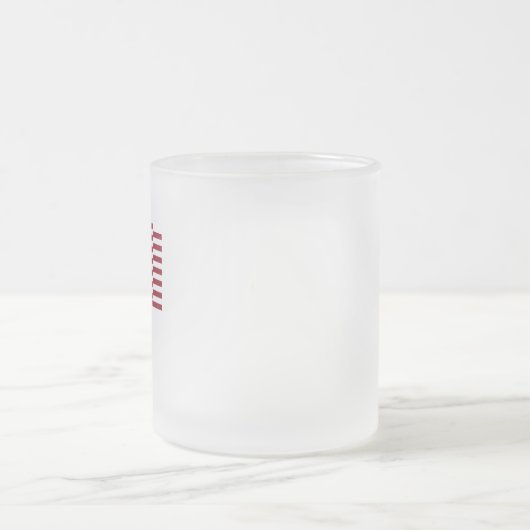 アメリカ国旗 フロストグラスマグカップ (中央)