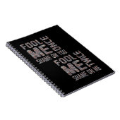 アメリカ国旗 ブラック&ホワイト ヴィンテージ レトロ ノートブック (右側)