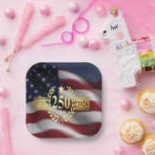 アメリカ国旗 プレート 250周年記念 - 1776 (パーティー)