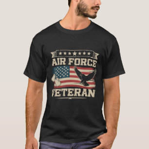 アメリカ国旗 ベテラン米国空軍 フラグ Tシャツ