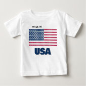 アメリカ国旗 ベビーTシャツ (正面)