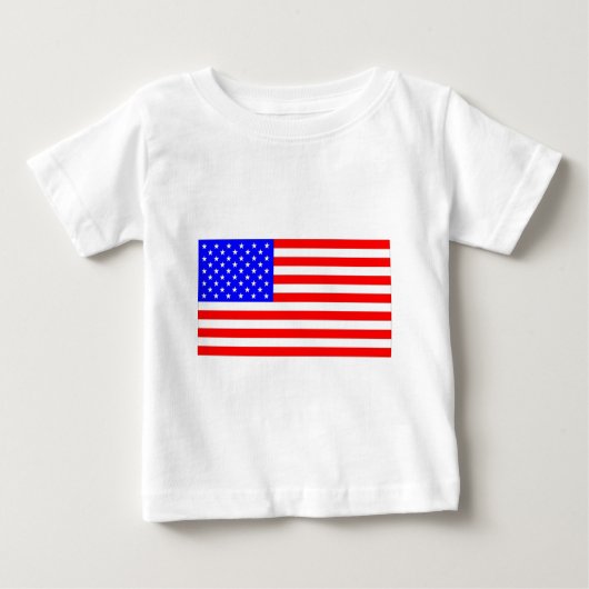 アメリカ国旗 ベビーTシャツ (正面)