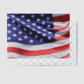アメリカ国旗 ベラム紙招待状 (オフセット (招待状))