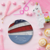 アメリカ国旗 ペーパープレート (パーティー)