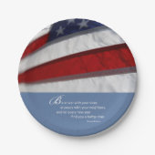 アメリカ国旗 ペーパープレート (正面)