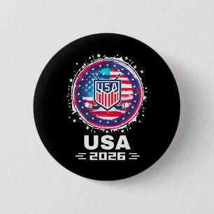 アメリカ国旗 ホッケー 2026 ウーマンズ メンズ キッズ 缶バッジ