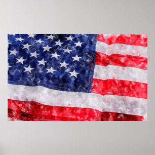 アメリカ国旗 ポスター