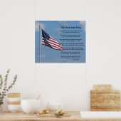 アメリカ国旗 ポスター (キッチン)