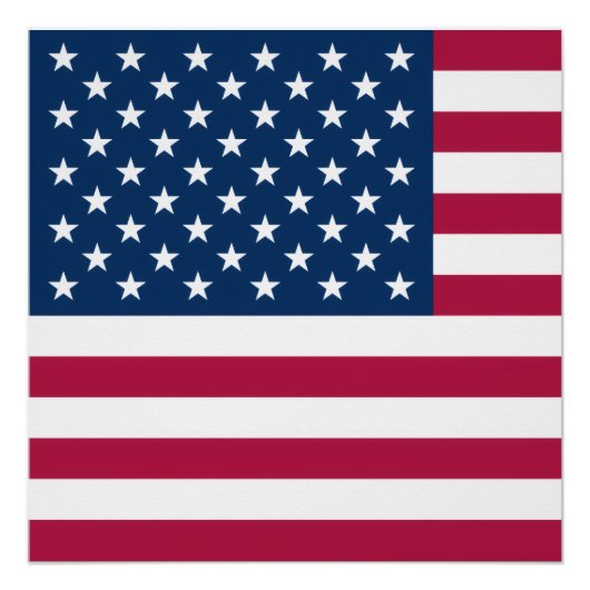 アメリカ国旗 ポスター (正面)