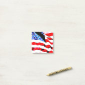 アメリカ国旗 ポストイット (デスク上)