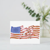 アメリカ国旗 ポストカード (スタンド正面)
