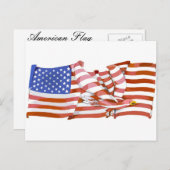 アメリカ国旗 ポストカード (正面/裏面)