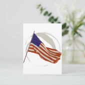 アメリカ国旗 ポストカード (スタンド正面)