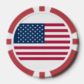 アメリカ国旗 ポーカーチップ (正面)