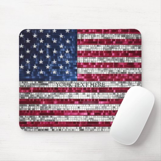 アメリカ国旗 マウスパッド (マウス)