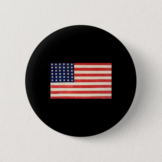 アメリカ国旗 メンズ レディース キッズ アメリカ愛国心 缶バッジ (正面)