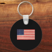 アメリカ国旗 メンズ レディース キッズ アメリカ愛国 キーホルダー (正面)