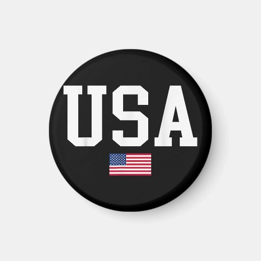 アメリカ国旗 メンズ レディース キッズ 少年 愛国 マグネット (正面)