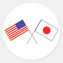 アメリカ国旗 ラウンドシール