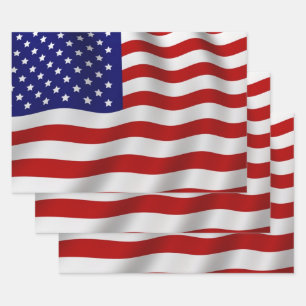 アメリカ国旗 ラッピングペーパーシート