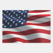 アメリカ国旗 ラッピングペーパーシート (正面2)