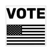 アメリカ国旗 ラバースタンプ (インプリント)